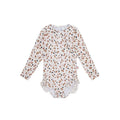 Maillot de bain Anti-UV filles avec manches - Kaki - Hidaya