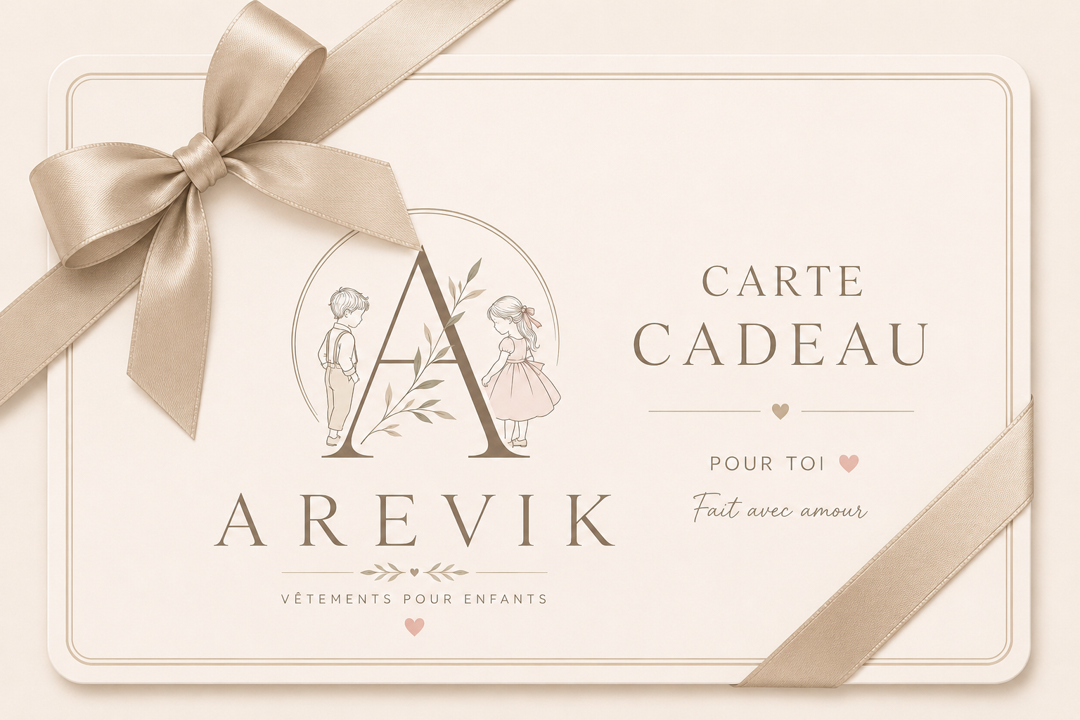 Carte cadeau - Arevik Shop